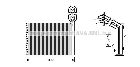 AVA QUALITY COOLING Теплообменник, отопление салона VW6202